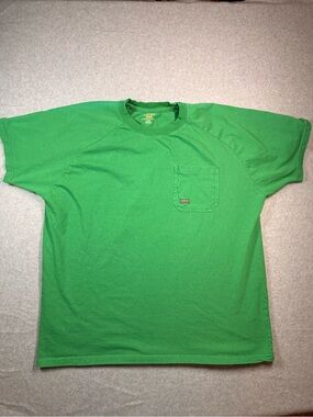 Ariat Bright Green Short Sleeve Pocket Tee